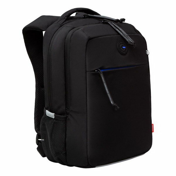 Рюкзак молодёжный 39 x 26 x 19 см, эргономичная спинка, отделение для ноутбука, чёрный/синий