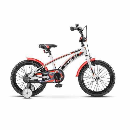 Велосипед Stels Arrow V020 колеса 16 детский бело-красный 8600₽