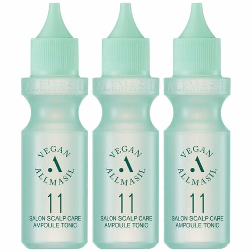 Тоник для волос успокаивающий ALLMASIL 11 Salon Scalp Care Ampoule Tonic, 30 мл *3