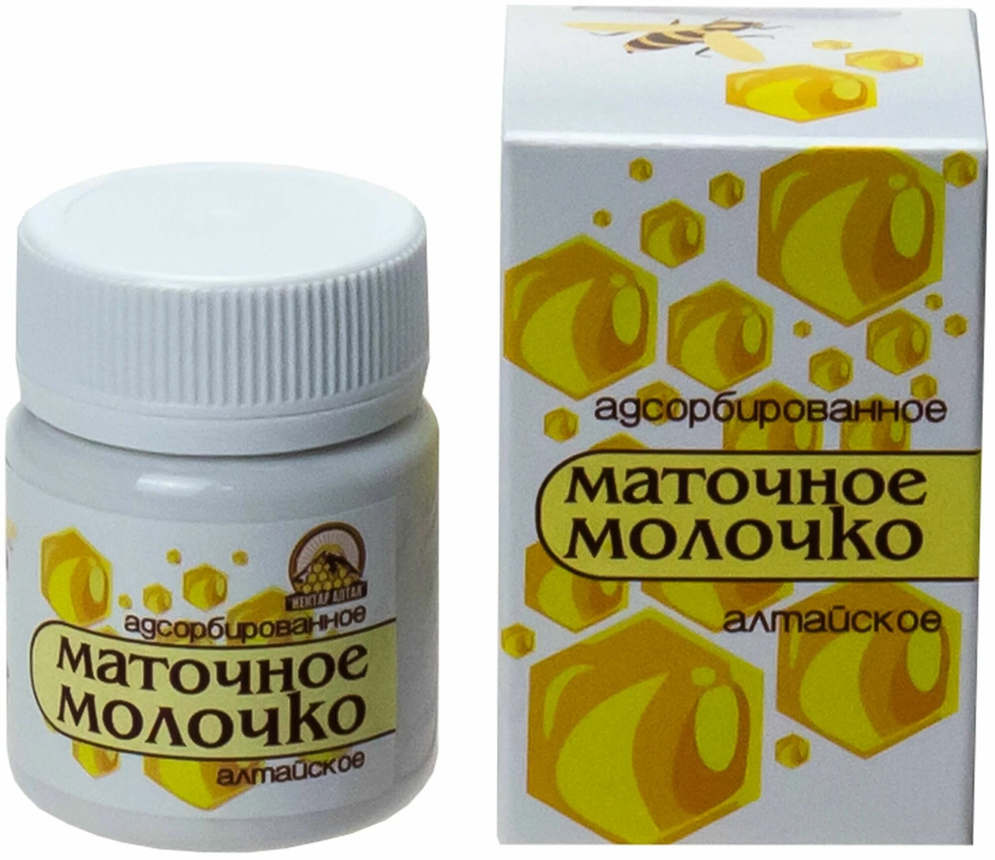 Маточное молочко "Алтайское" адсорбированное, Нектар Алтая 20 г