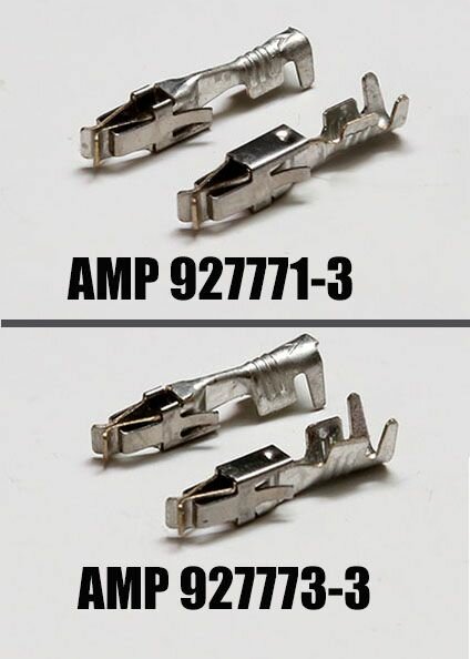 Клемма Пин АМР 927771-3 Контакт гнездовой Лира 2,8 мм под провод 0.5-1мм без уплотнителя 10 штук