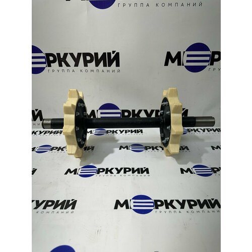 Вал ведущий Буран со звёздами (шпонка) под 380 гусеницу