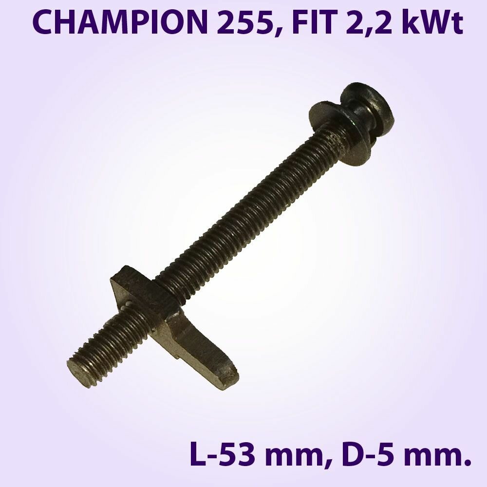 фото Палец натяжителя цепи и винт натяжителя цепи натяжитель цепи для бензопилы CHAMPION 255, FIT 2,2 kWt