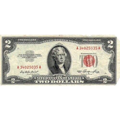 2 доллара 1953 год США 34025035