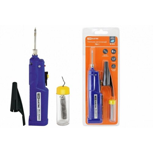 TDM Паяльник автономный ПА-1 батареи типа 3хАА с припоем Алмаз SQ1025-0101 10 шт 11430₽