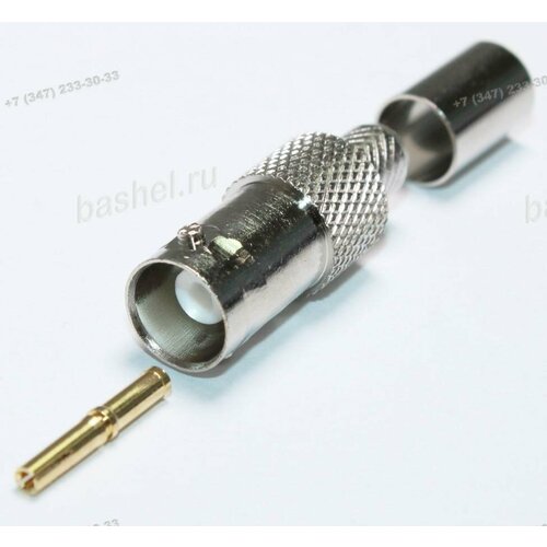 Гнездо BNC кабельное RG-6 обжимное электротовар 494₽
