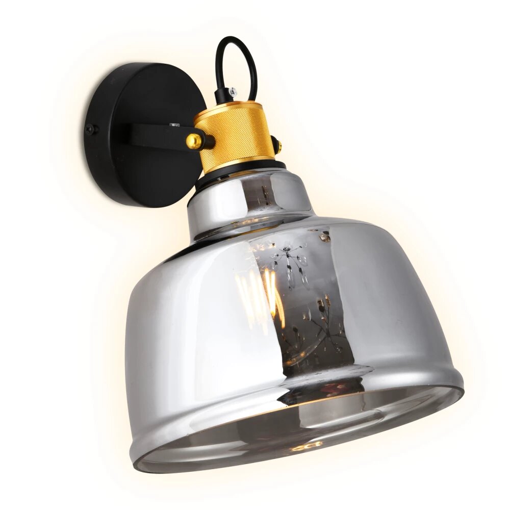 Настенный светильник TR3522 SB/SM бронза/дымчатый E27 max 40W 220*280*320