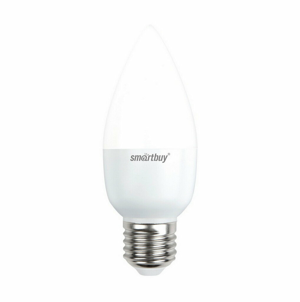 Лампа светодиодная SmartBuy SBL 4000K, E27, C37, 5Вт, 4000 К