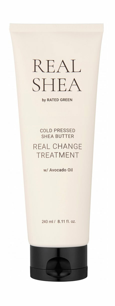 Питательная маска для волос с маслом ши холодного отжима Rated Green Real Shea Cold Pressed Shea Butter Real Change Treatment