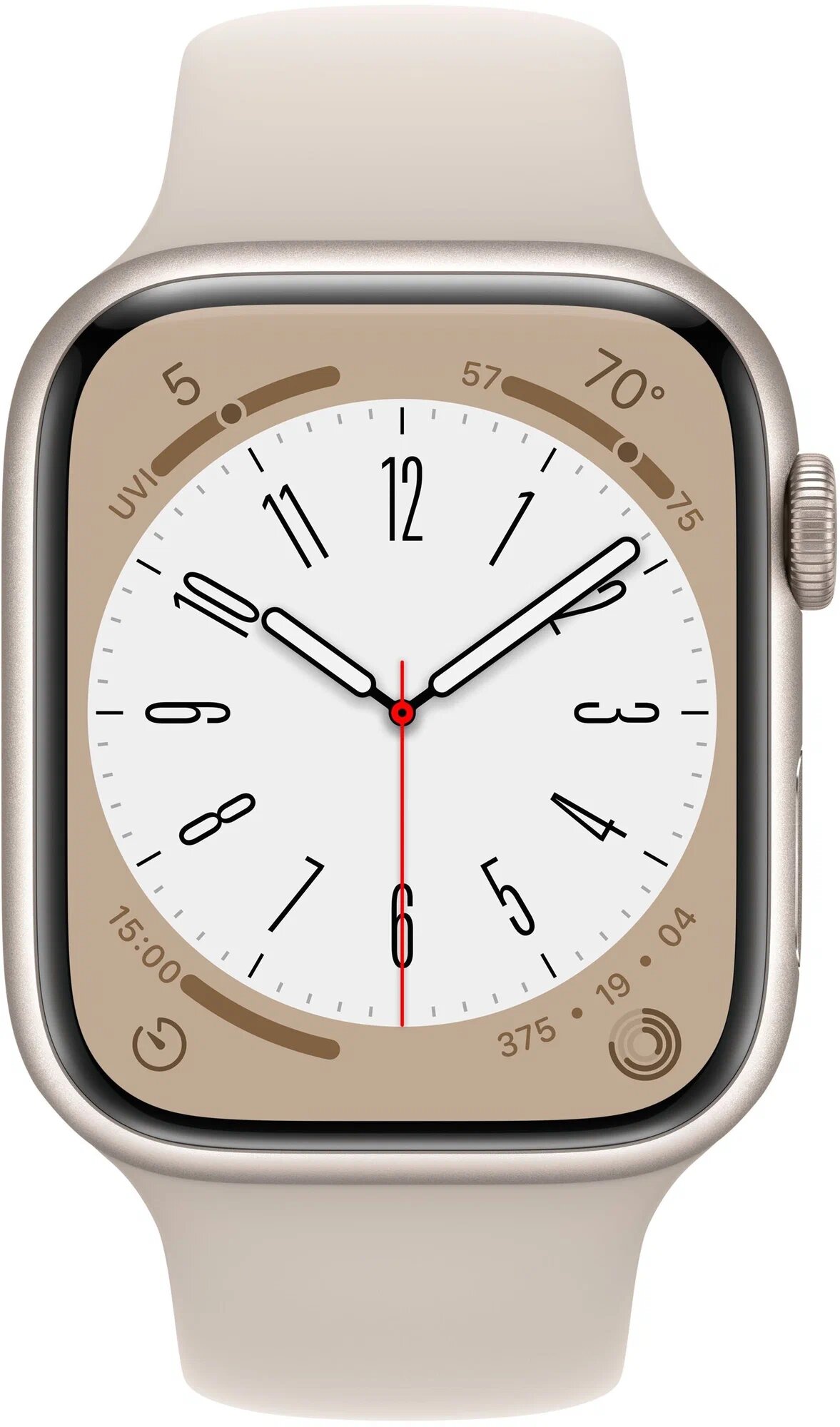 Смарт-часы Apple Watch Series 8 A2771 45мм OLED LTPO сияющая звезда (MNUP3LL/A) - фото №8