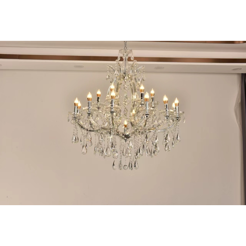 Люстра хрустальная 18 рожков 100 см