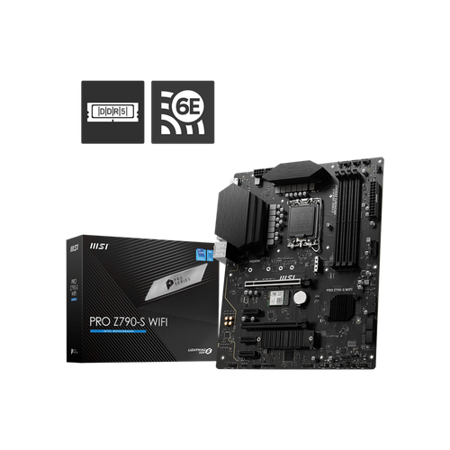 Материнская плата MSI PRO Z790-S WIFI Socket1700 Intel Z790 ATX 2721000₽