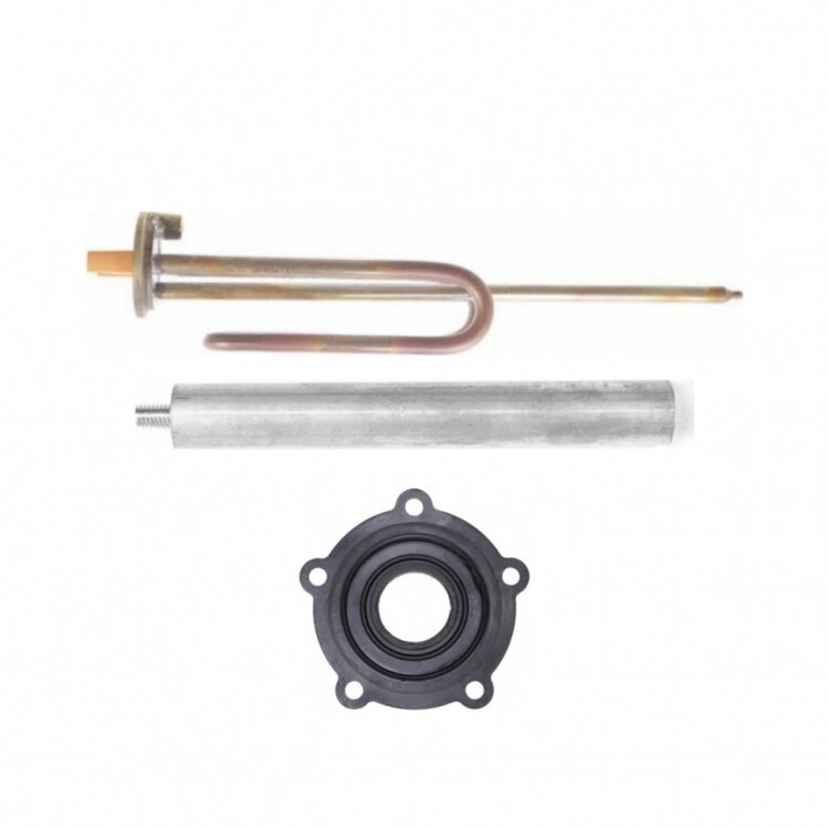 фото Комплект ТЭН Ariston RCF 1500W, RECO, медь, D48мм, М6, 220V + прокладка + анод, R184280K4