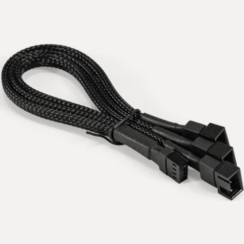 Изображение товара Разветвитель питания с 4pin материнской платы на 3 корпусных вентилятора Exegate EX-CC-4p3xF 4pin F/3x4pinM 2 из них-3-контактный, 1 из них-4-контактный