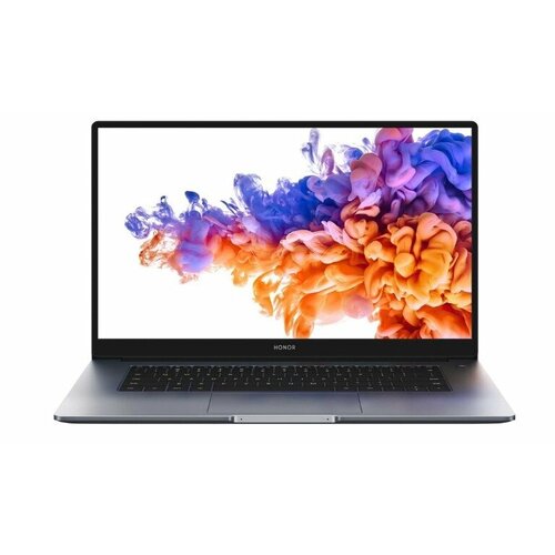 Honor Ноутбук HONOR Magicbook 15 Ryzen 5 5500U/16Gb/SSD 512Gb/Rgr/DOS/Space Gray, серый космос (5301AFVQ)