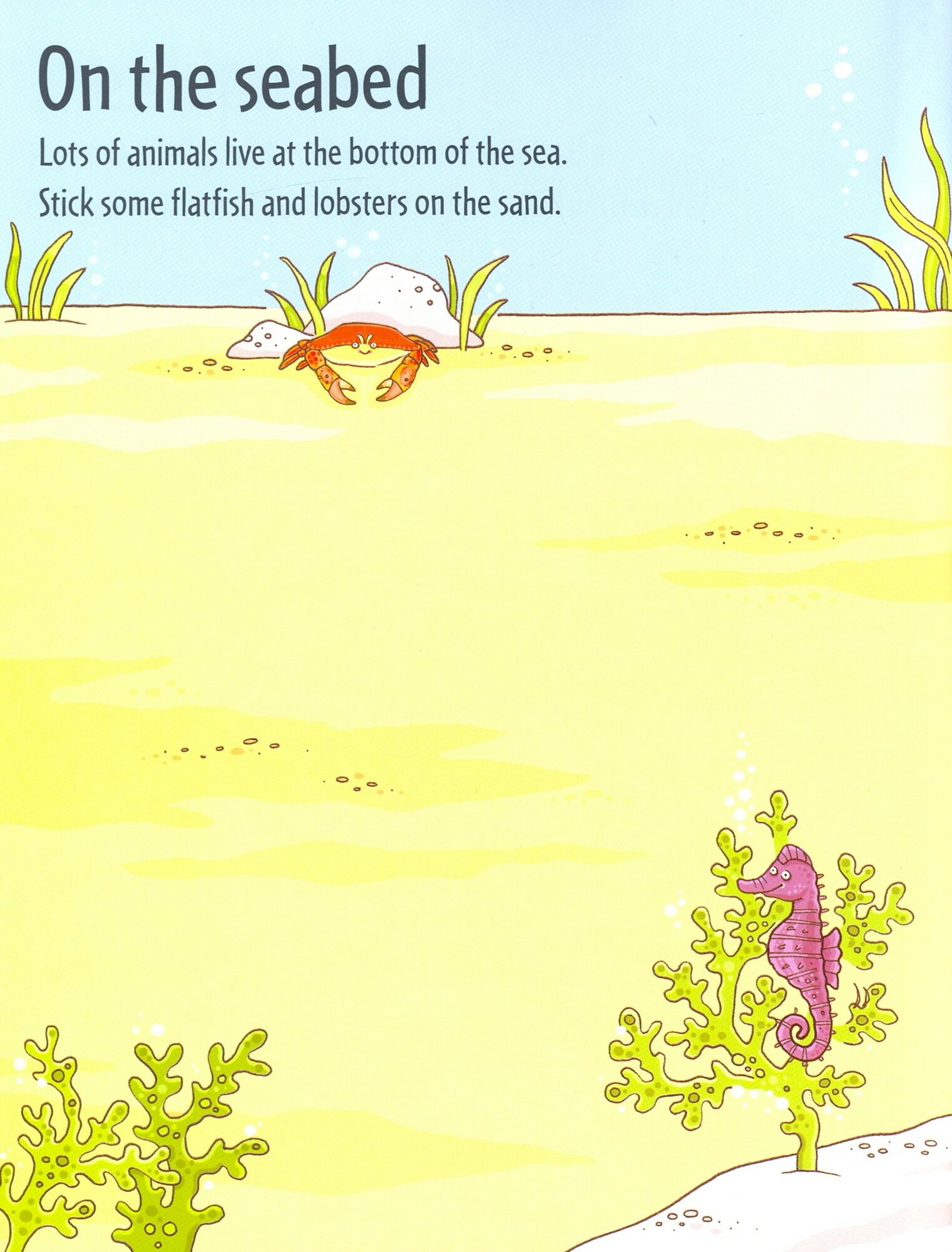 First Sticker Book Under the Sea - фото №2