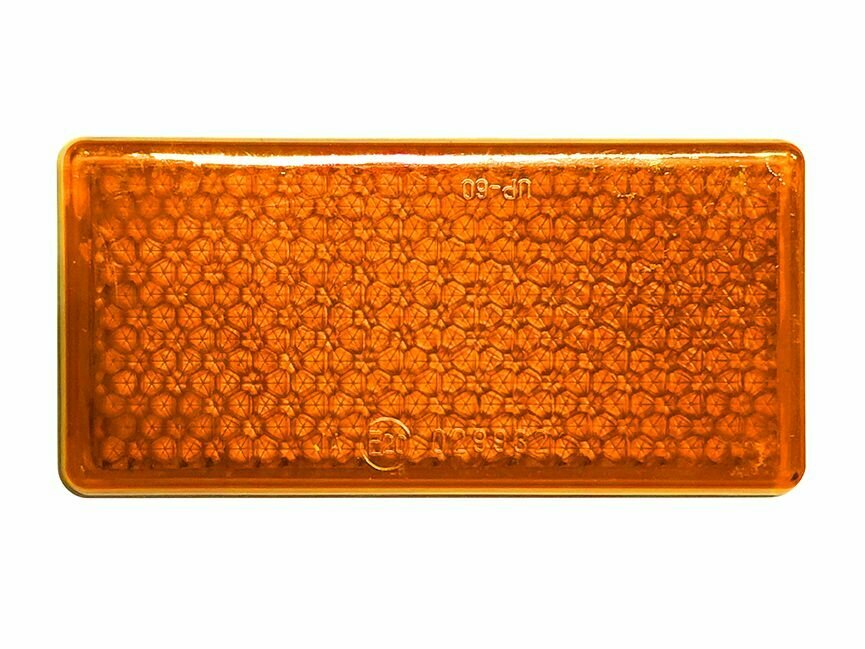 фото Катафот прямоугольный на липучке (желтый)