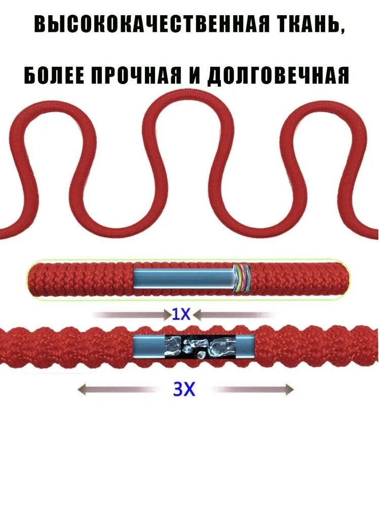 Шланг садовый красный растягивающийся 25 метров для полива с распылителем, с металлическим соединениям\Красный turbyshlang