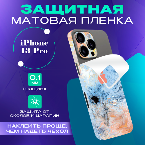 Защитная пленка на iPhone 13 Pro с текстурным принтом глянцевая гидрогелевая защитная пленка на iphone 13 13 pro противоударная пленка для iphone 13 13 pro с эффектом самовосстановления