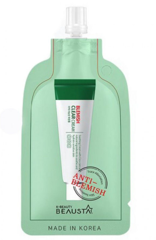 Увлажняющий крем для лица с центеллой BEAUSTA Blemish Clear Cream 15мл - фото №6
