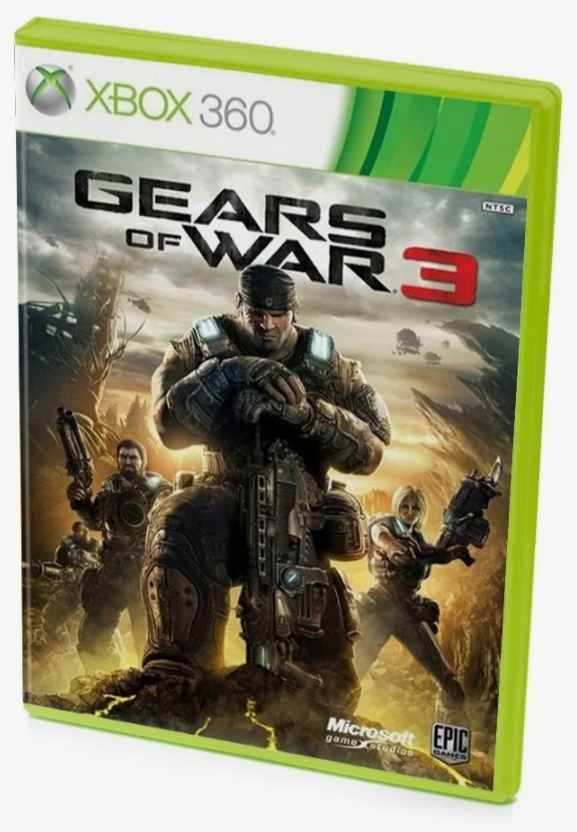 Игра Gears of War 3 (XBOX360) Русские субтитры