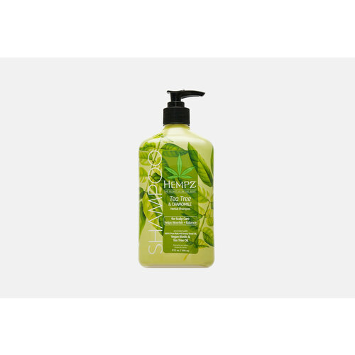 Шампунь для здоровья волос HEMPZ, Tea Tree & Chamomile Herbal 500мл