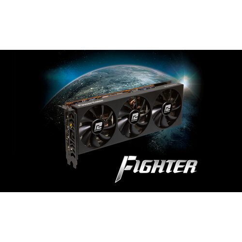 Видеокарта PowerColor Fighter AMD Radeon RX 6750 GRE 12GB GDDR6 Retail видеокарта powercolor radeon r7 240 2gb axr7 240 2gbd5 hlev2 retail