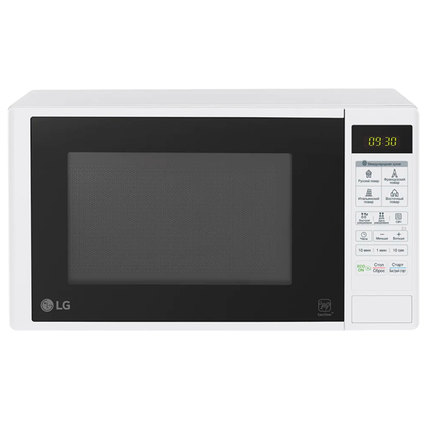 Микроволновая печь LG MS2042DY - EasyClean, 20л, 700Вт, ECO - режим, белая — фото 1