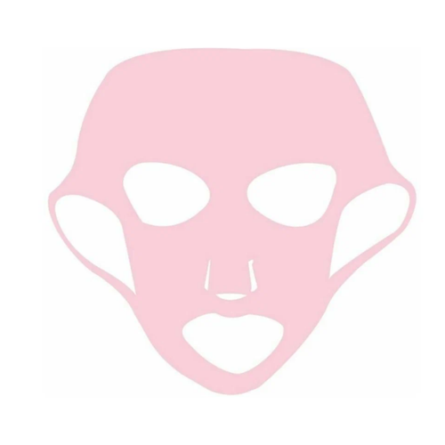 Kristaller Многоразовая силиконовая розовая маска для лица, KG-020, розовый