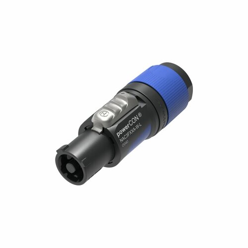 NEUTRIK NAC3FXXA-W-L кабельный разъем PowerCon, входной (синий), 16A/250В для кабелей 10-16 мм разъем powercon g в корпус пластик 25 30мм синий