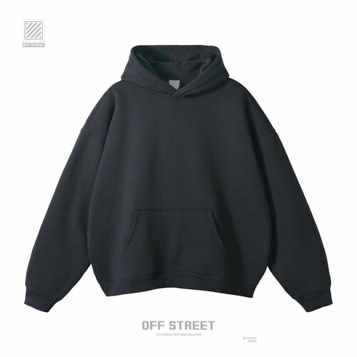 фото Худи off street, размер l, , темно-серый графит