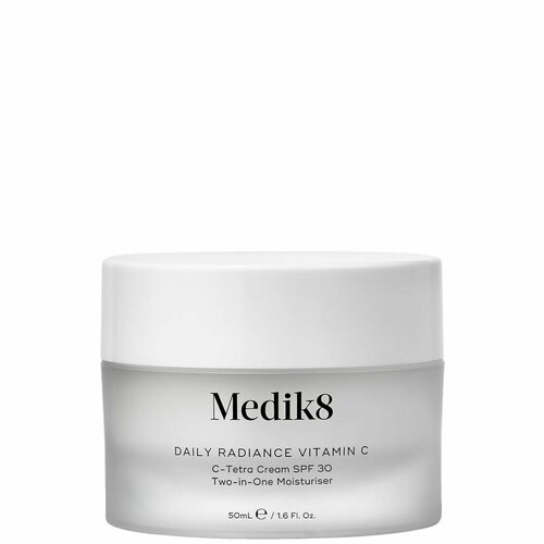 medik8 daily radiance vitamin c 50ml Medik8 Увлажняющий крем для лица 2 в 1 с витамином С Daily Radiance VitaminC C-Tetra Cream SPF 30 50 мл