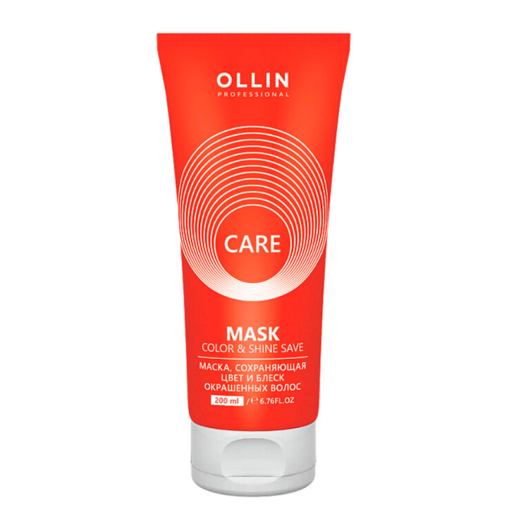 Маска сохраняющая цвет и блеск окрашенных волос 200 мл OLLIN Care Color&Shine Save Mask/200 мл