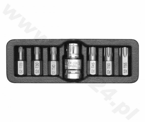 Биты 1 2 7пр звездочки torx T253040455055 Yato YT0410