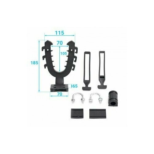 Крепление-рогатка большое изогнутое основание 4030₽
