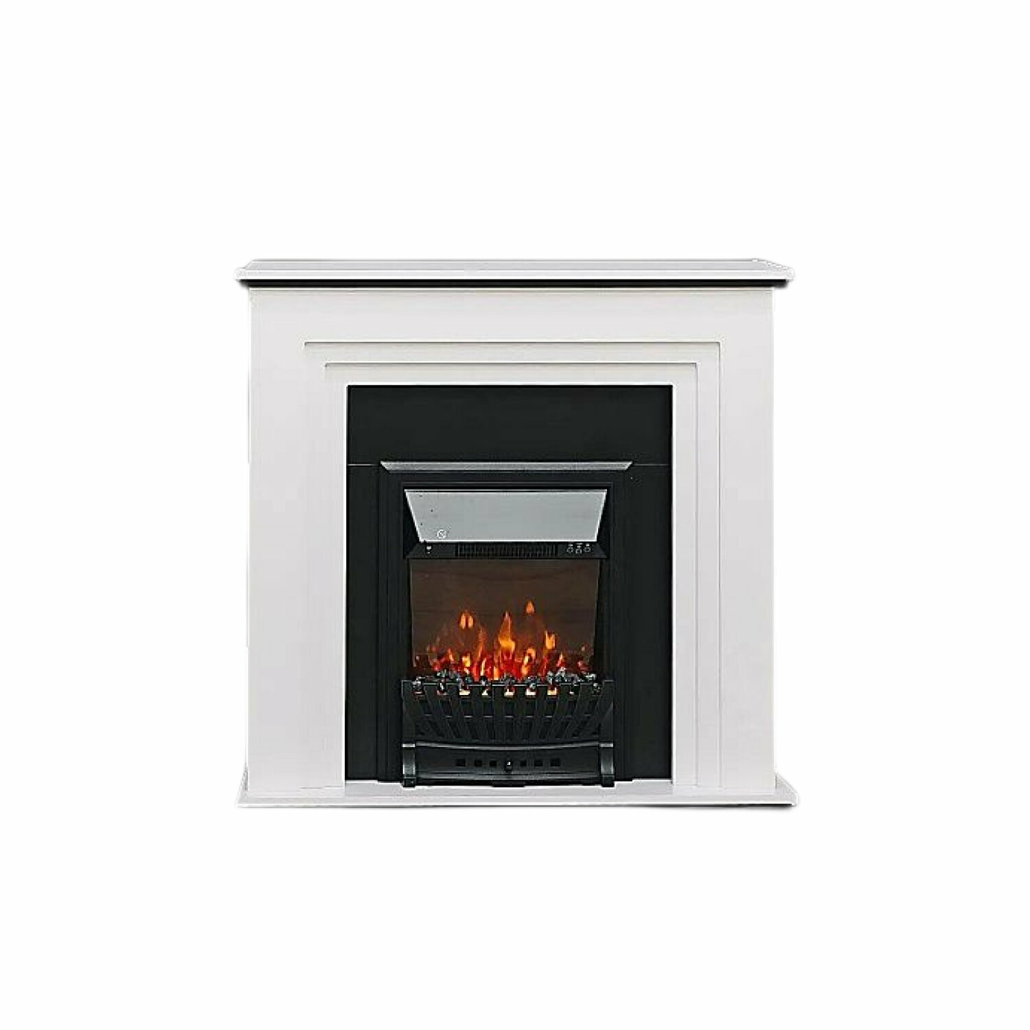 Каминокомплект: Очаг Electrolux Classic EFP/P-1020LS, портал Grado Classic белый, черный