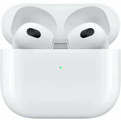 Беспроводные наушники Apple AirPods 3 третьего поколения 2022 Lightning Charging Case белый 14890₽