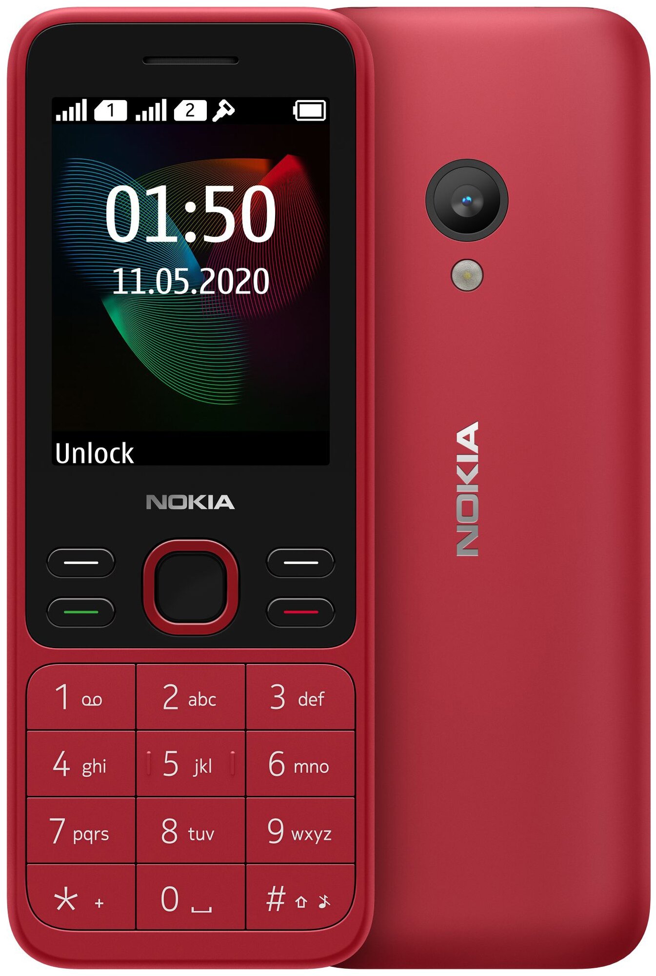 Мобильный телефон Nokia 150 (2020) красный моноблок 2Sim 2.4" 240x320 Series 30+ 0.3Mpix GSM900/1800