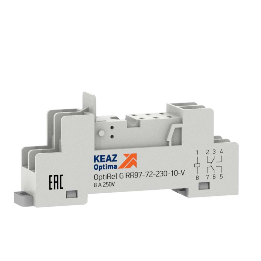 Розетка для реле OptiRel G RR97-72-230-10-V КЭАЗ - K-281177