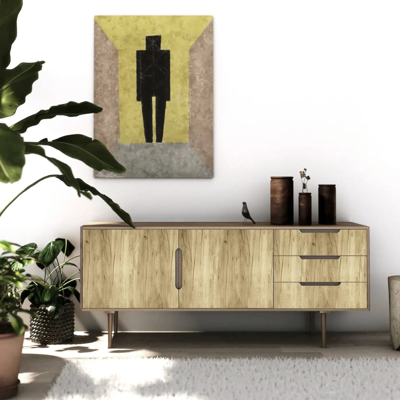 Пленка самоклеящаяся 0.45x2 м цвет дуб вотан — фото 1