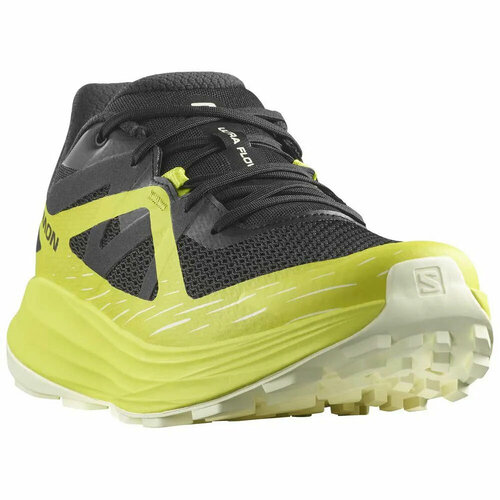 фото Кроссовки salomon ultra flow, полнота f (eu)/ на среднюю стопу, размер uk 11; eur 46; usa 11,5; 29,5 см (примерно на российский 44,5*), черный, желтый