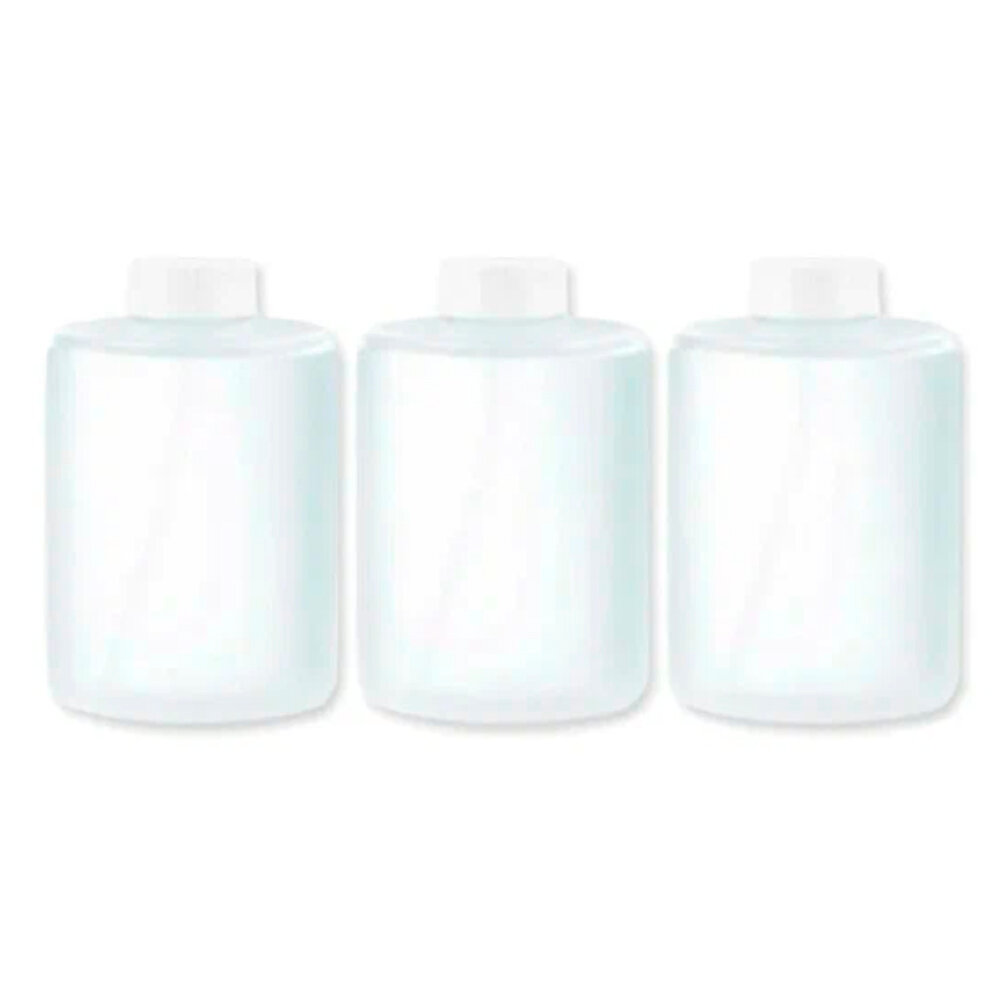 3 ШТУКИ! Комплект сменных блоков картриджей для дозатора мыла Xiaomi Mijia Automatic Foam Soap DispenserБелые — фото 1
