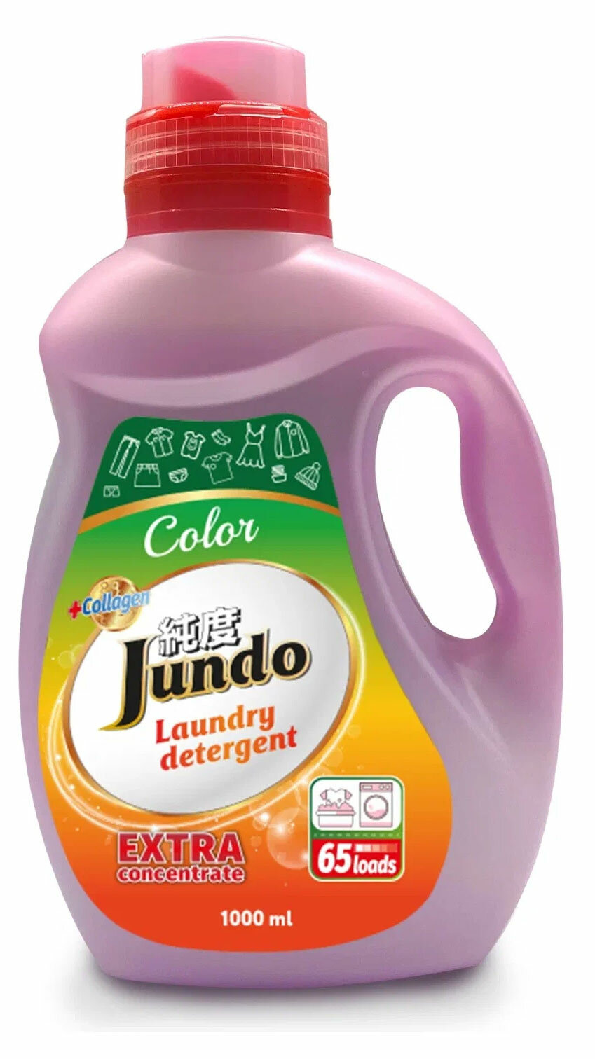 Гель для стирки цветного белья Jundo Color, 1 л (65 стирок)