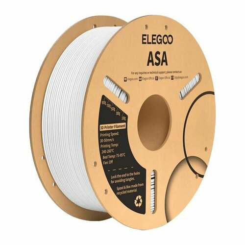 ASA пластик Elegoo для 3D принтера 175 мм Белый 1 кг 1650₽