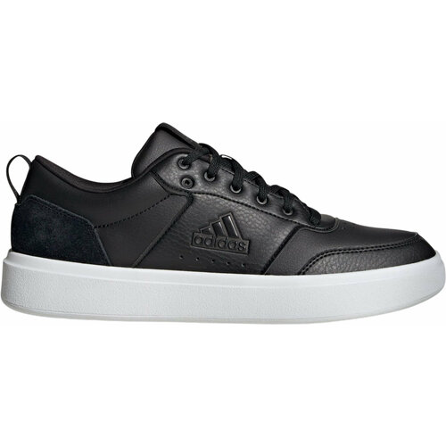 фото Кеды adidas park street, полнота f (eu)/ на среднюю стопу, размер 10,5 uk, черный/белый
