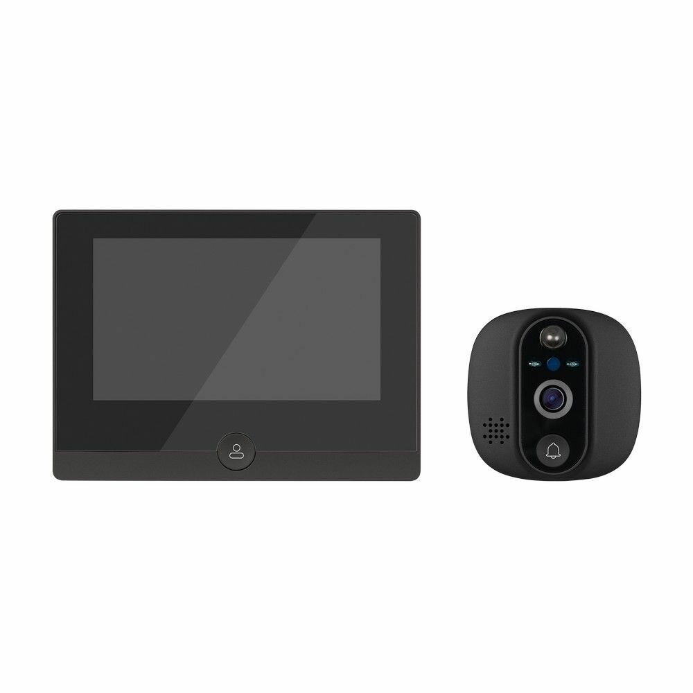 FOCUS 4 WIFI KIT LITE Novihome - Видеоглазок c переадресацией вызова на смартфон и датчиком движения; АКБ 5000 мАч