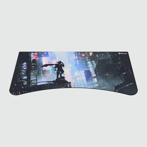 Изображение товара Коврик Arozzi "Arena Mouse Pad", прошитые края, водоотталкивающий, синий, черный, 160x82 см