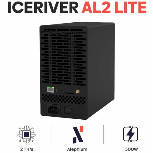 Новый домашний майнер криптовалюты IceRiver AL2 Lite 2TH/s, 500 Вт для валюты ALEPHIUM