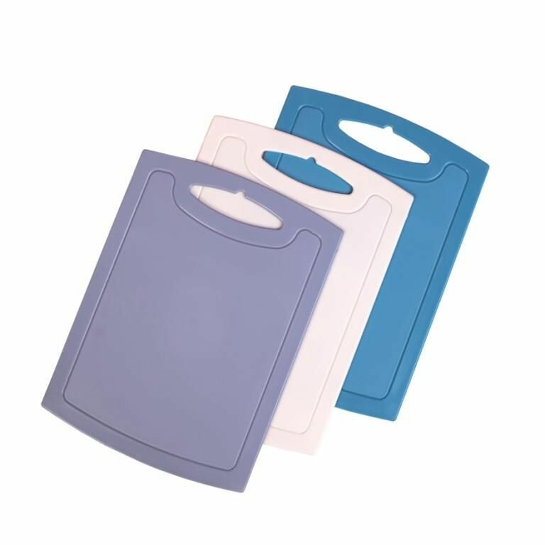 Разделочная доска SparkPlast пластик с желобками прямоугольная 318x258x6 мм