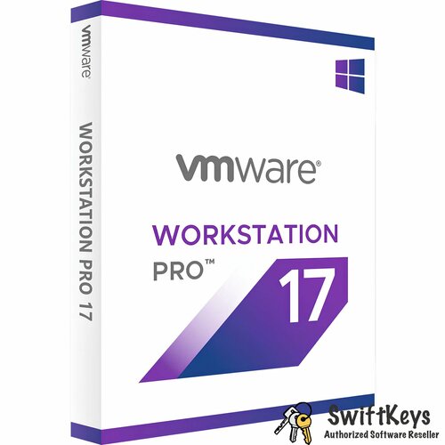 Программа VMware Workstation 17 Pro, Бессрочная лицензия, Ключ активации